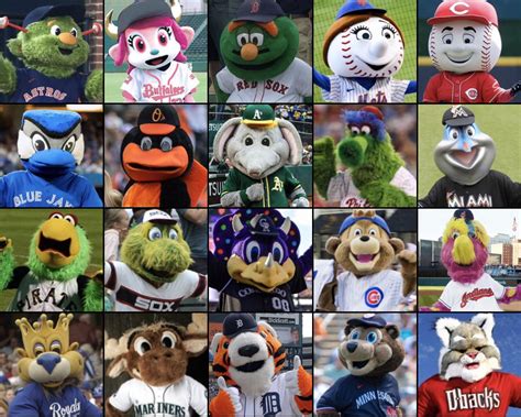 Baseball mascots 2023